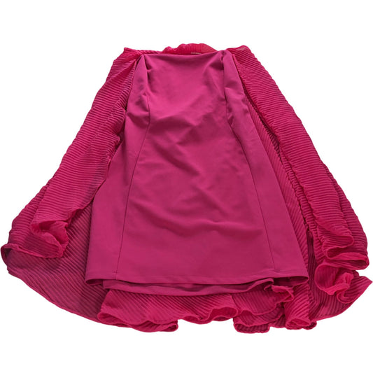 River Island Pink Short Cape Dress UK M