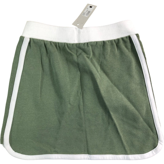 RIVER ISLAND Girls Skirt UK7-8 Casual Green Number 94 Drawstring Style