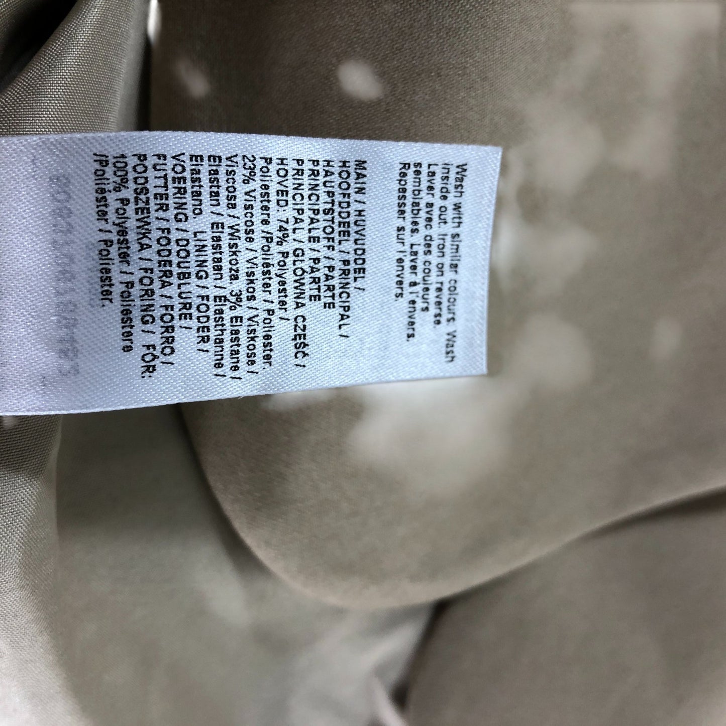 River Island Women's Blazer Size UK10 Cream Lightweight Long Sleeve Jacket