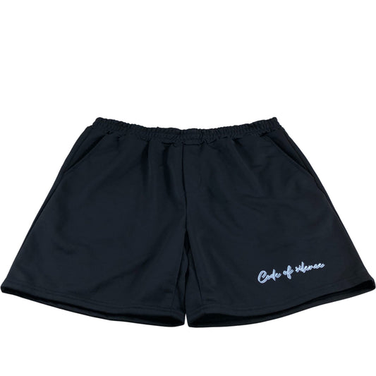 Manfinity Code Of Silence Black Shorts - Size XXL