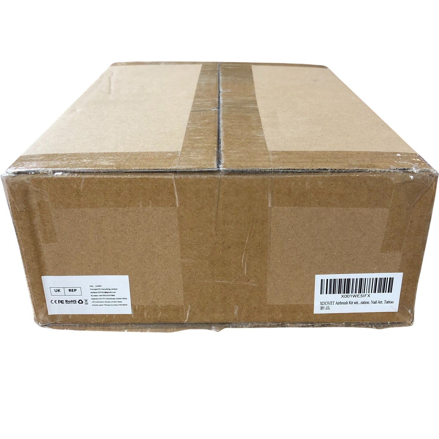 XDOVET Airbrush Set 30PSI Airbrush Kit with Compressor For Tattoo & Makeup