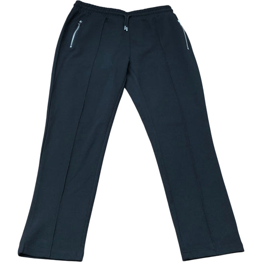 River Island Black Joggers With Zip Pockets Size M