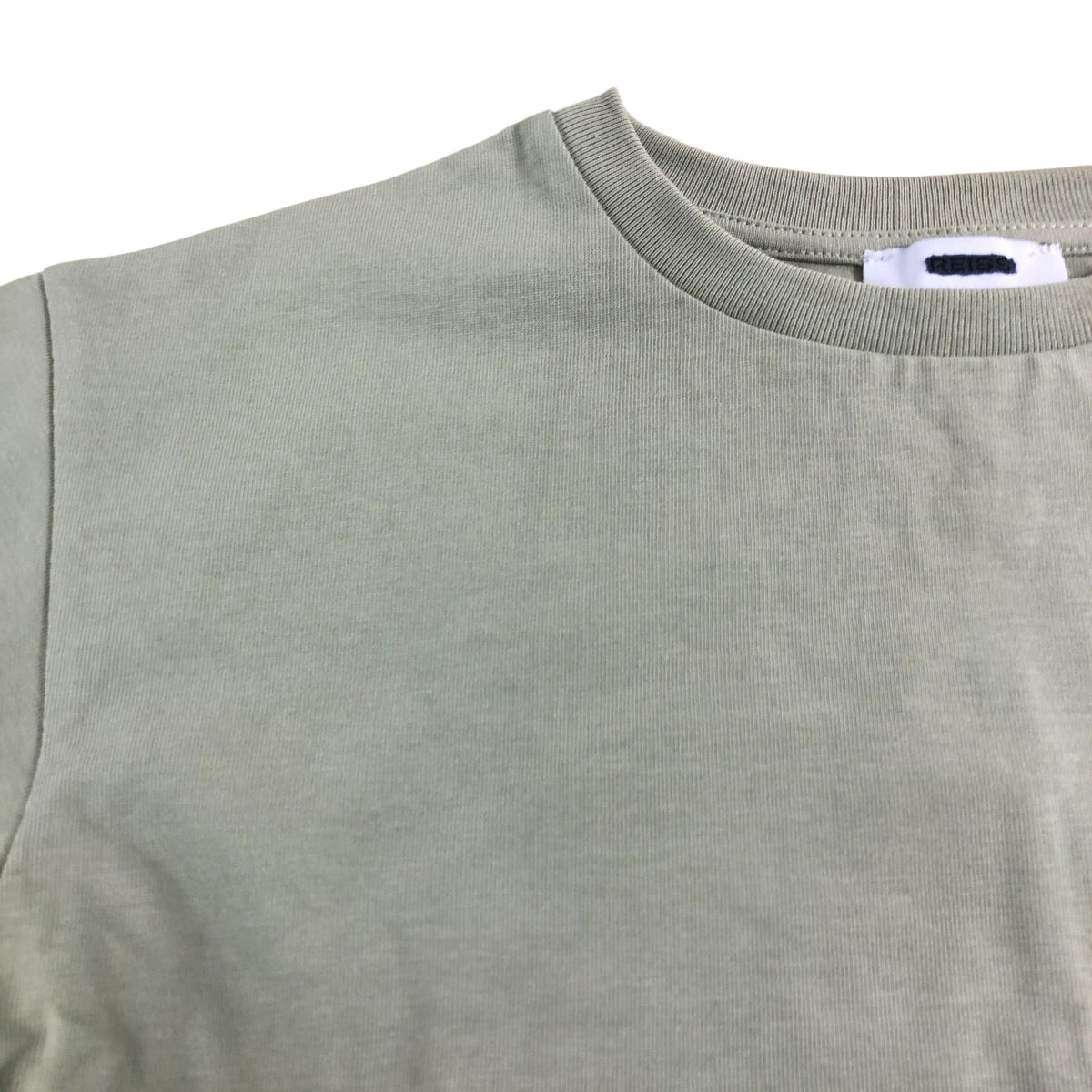 Short Sleeve Cropped T-Shirt Casual Style Cotton Green 6-7 Years
