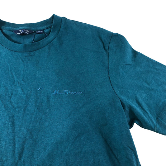 Ben Sherman Jade Green T-Shirt - Size Small