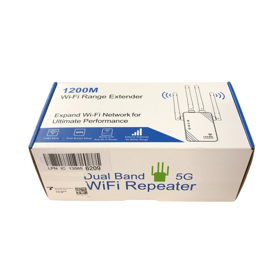 1200M Dual Band WiFi Repeater Range Extender 5G Expand Network Performance