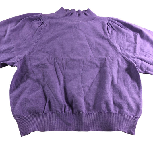 Branded Pastel Purple Sweater - Size 8