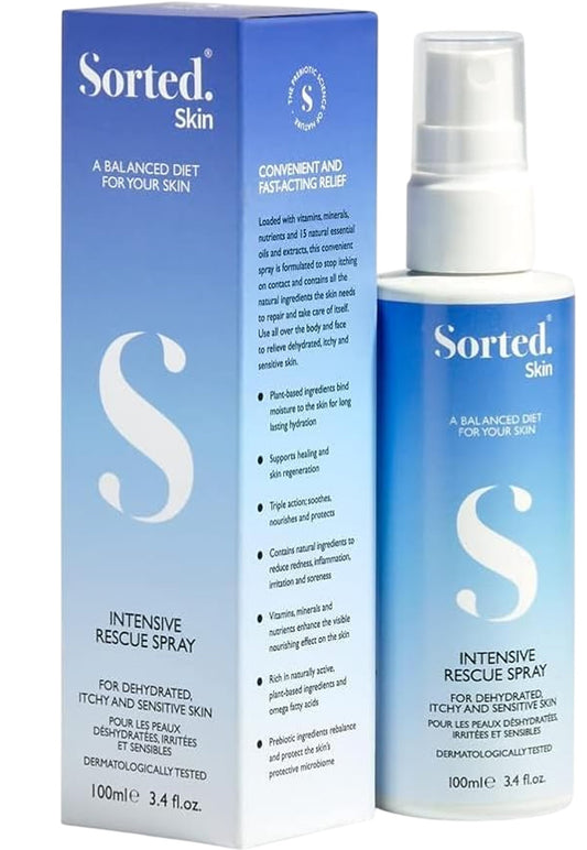 SORTED Skin Intensive Rescue Spray 100ml For Dehydrated Itchy Sensitive Skin