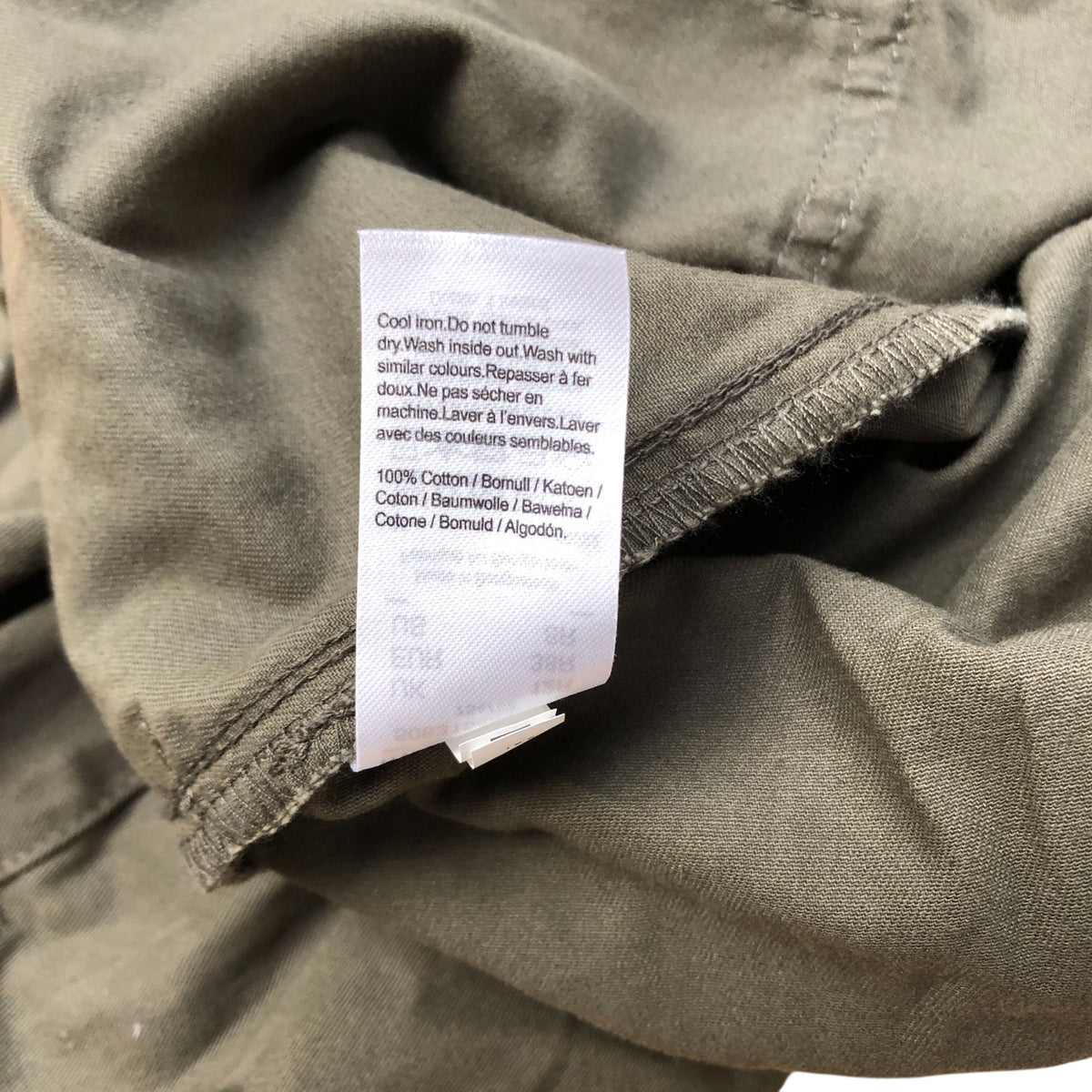 River Island Cargo Pants Size 12 Green Cotton Utility Style Trousers