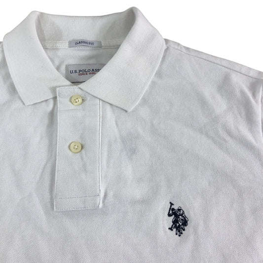 U.S. Polo Assn Classic Fit Polo Shirt Men's White Size Small