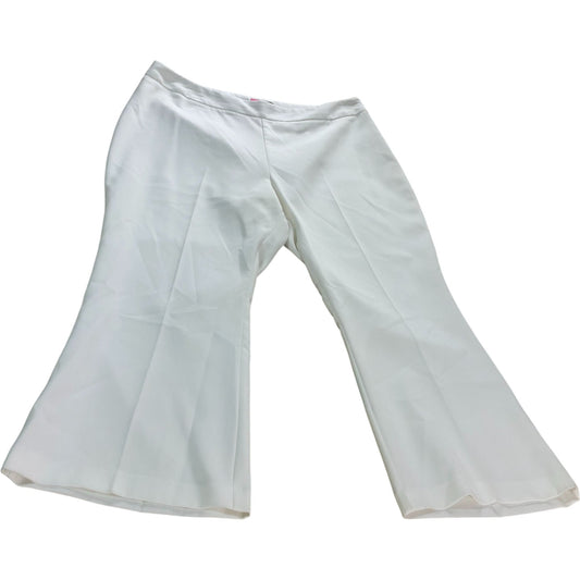 River Island Flared Trousers UK18 Women's White