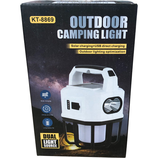 KT-8869 Outdoor Camping Light Solar Charging USB Direct Charging Waterproof