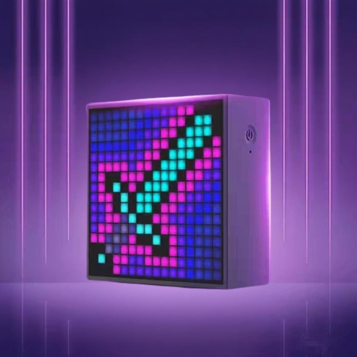 DYVOOM TIMEBOX-EVO Pixel Art Smart Bluetooth Speaker RGB LED Design