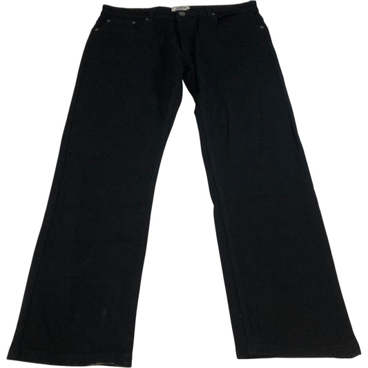 Kangaroo Poo Black Jeans W36 L32 Men's Stretch Cotton Slim Fit Classic Style