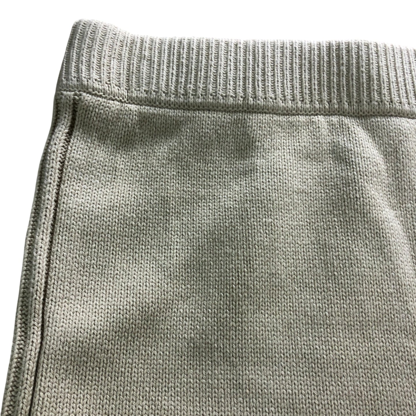 River Island Knitted Beige Skirt Women's Long Casual Cotton Blend Size 18