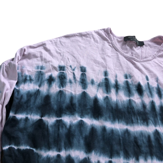 Branded Pink Tie Dye Jersey Oversized Dress - Size 12