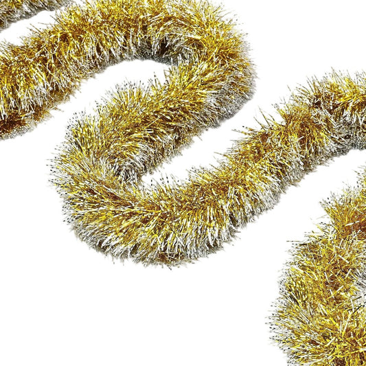 Gold Christmas Tinsel Garland 11M