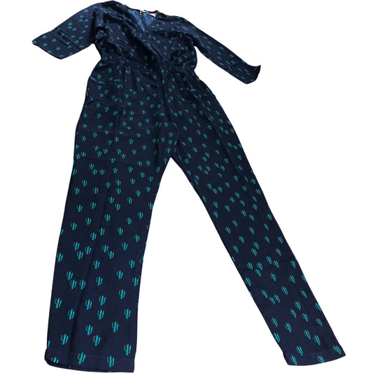 Branded Navy Cactus Jumpsuit - Size 8