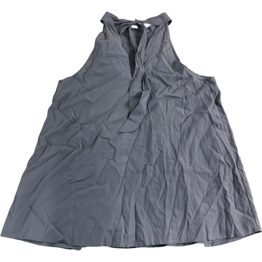 River Island UK 8 Women's Grey Beaded Tank Top Sleeveless Blouse Casual