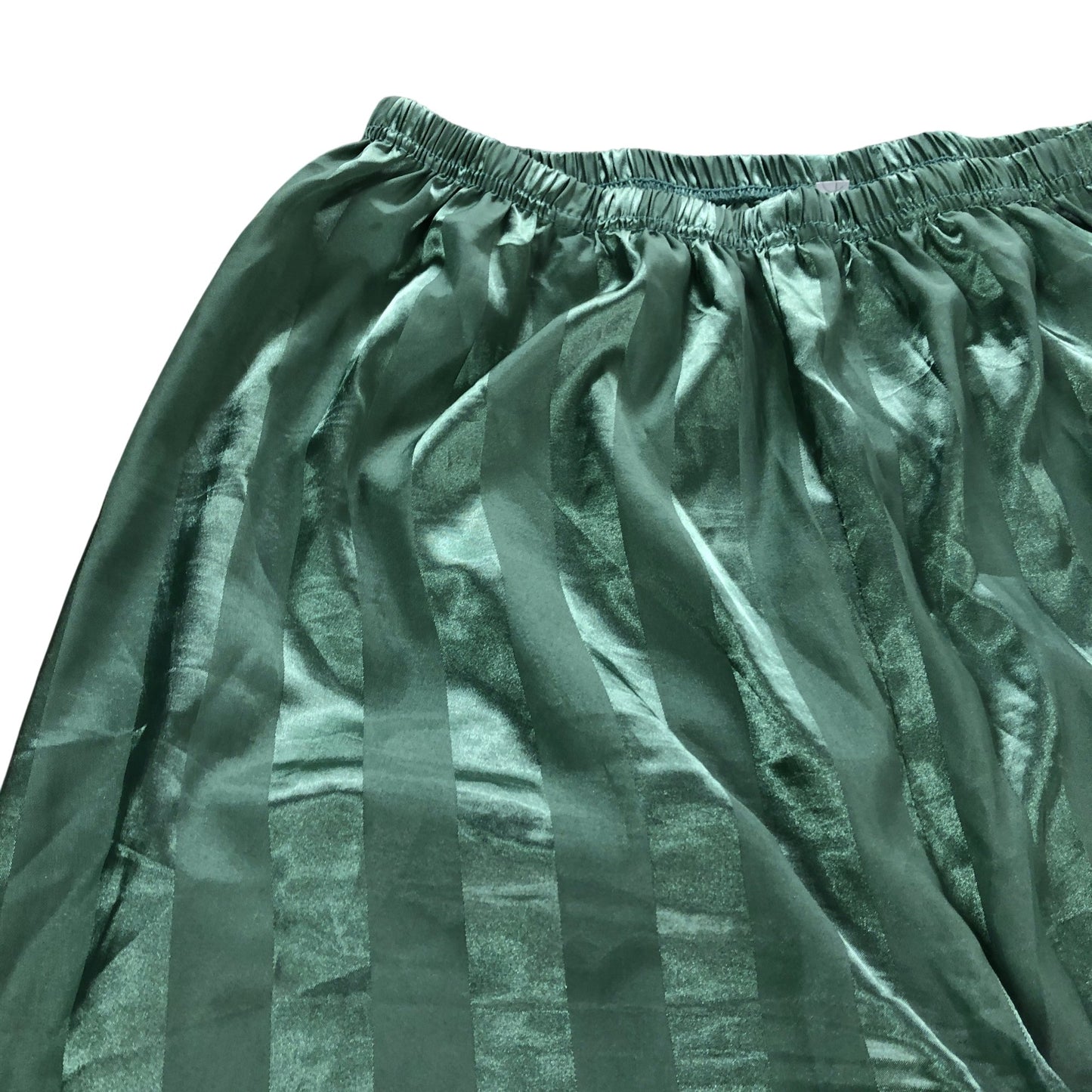 Women’s Green Striped Nightwear Trousers Size XL