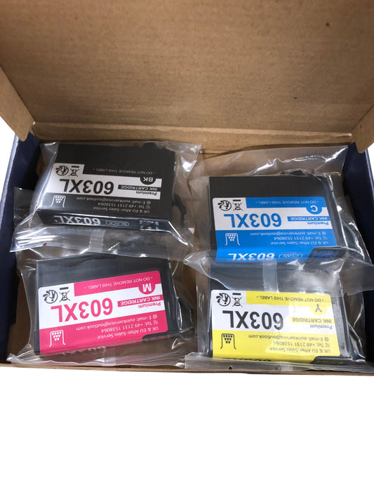ColorKing 603XL Print Cartridge High Capacity Inkjet Cartridges Pack of 4