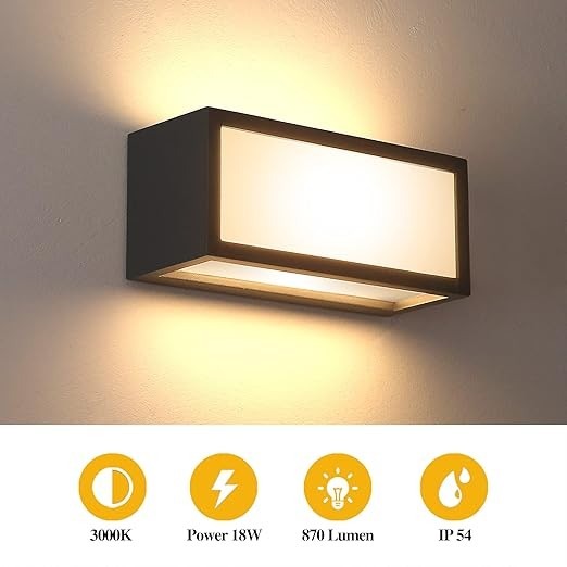 HLFVITE Outdoor Light Model HLRJ5104W Warm White Ideal For Garden Use