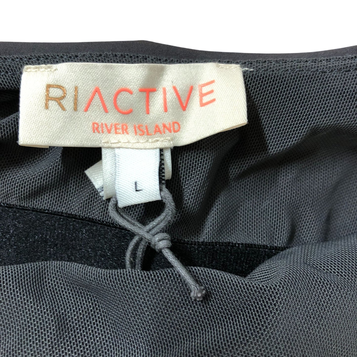 RIACTIVE River Island Women's Charcoal Activewear Crop Top Size L