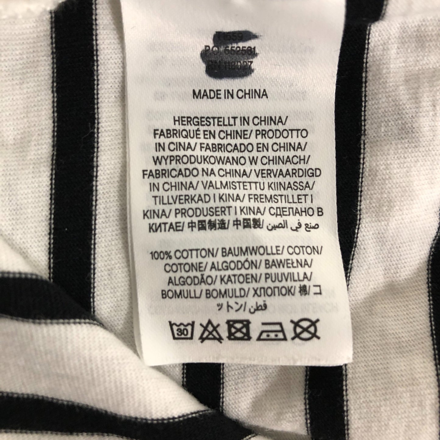 Boden Long Sleeve Striped Top Women's Casual Cotton Tee UK10