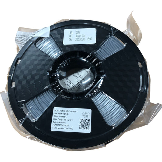PLA 1.75mm Silver Silk 3D Printer Filament 500g High Quality Printing Material