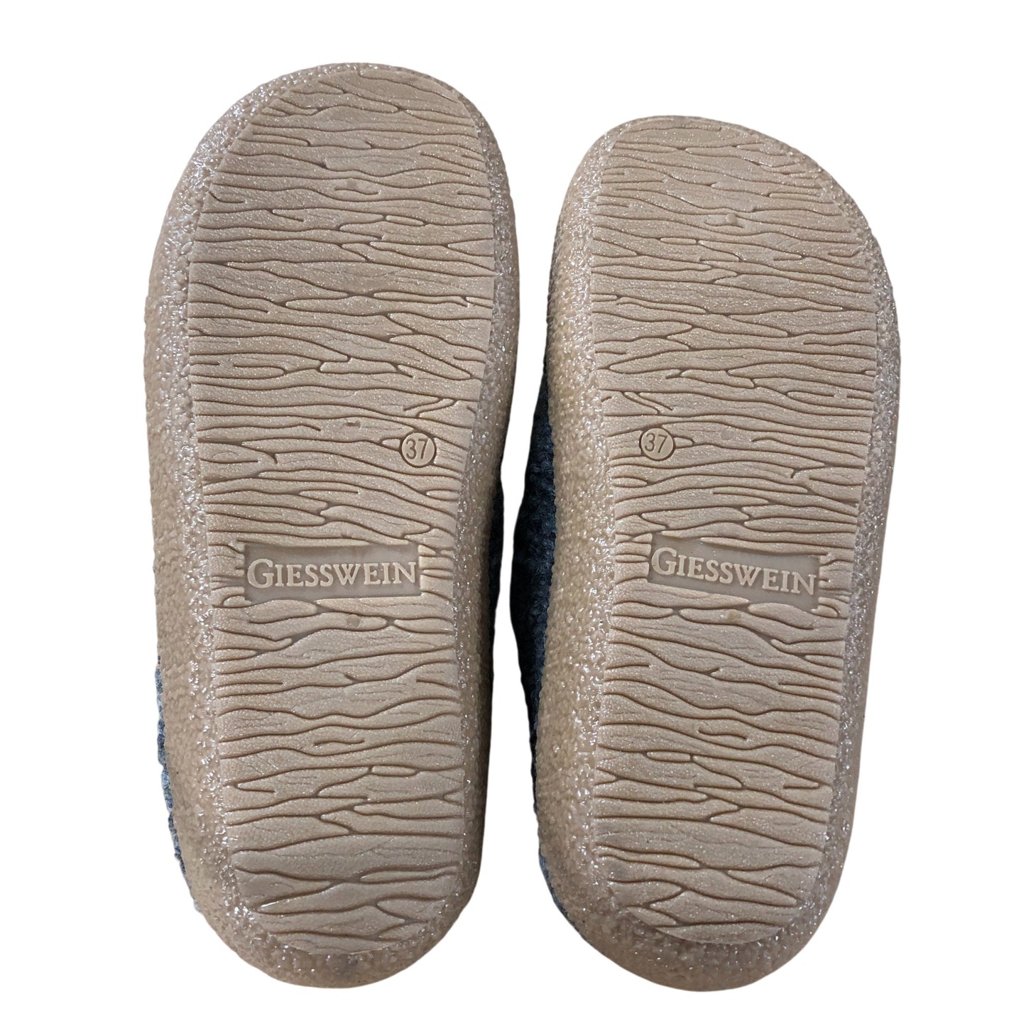 Giesswein Slippers UK4 Women's Casual Soft Wool Grey Comfort House Shoes