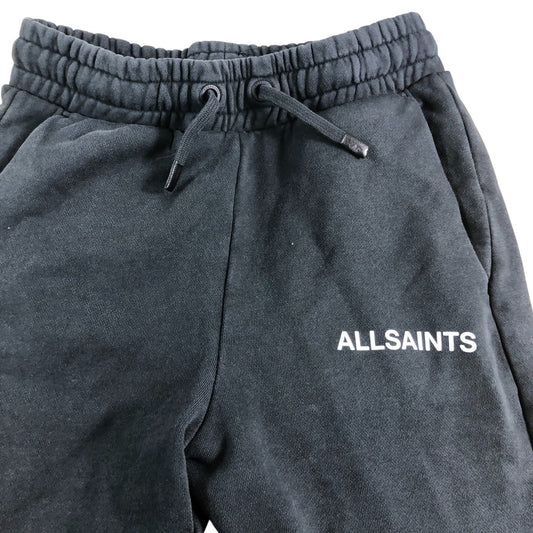 AllSaints Boys Charcoal Sweatpants Size 7-8 Years Activewear Trousers