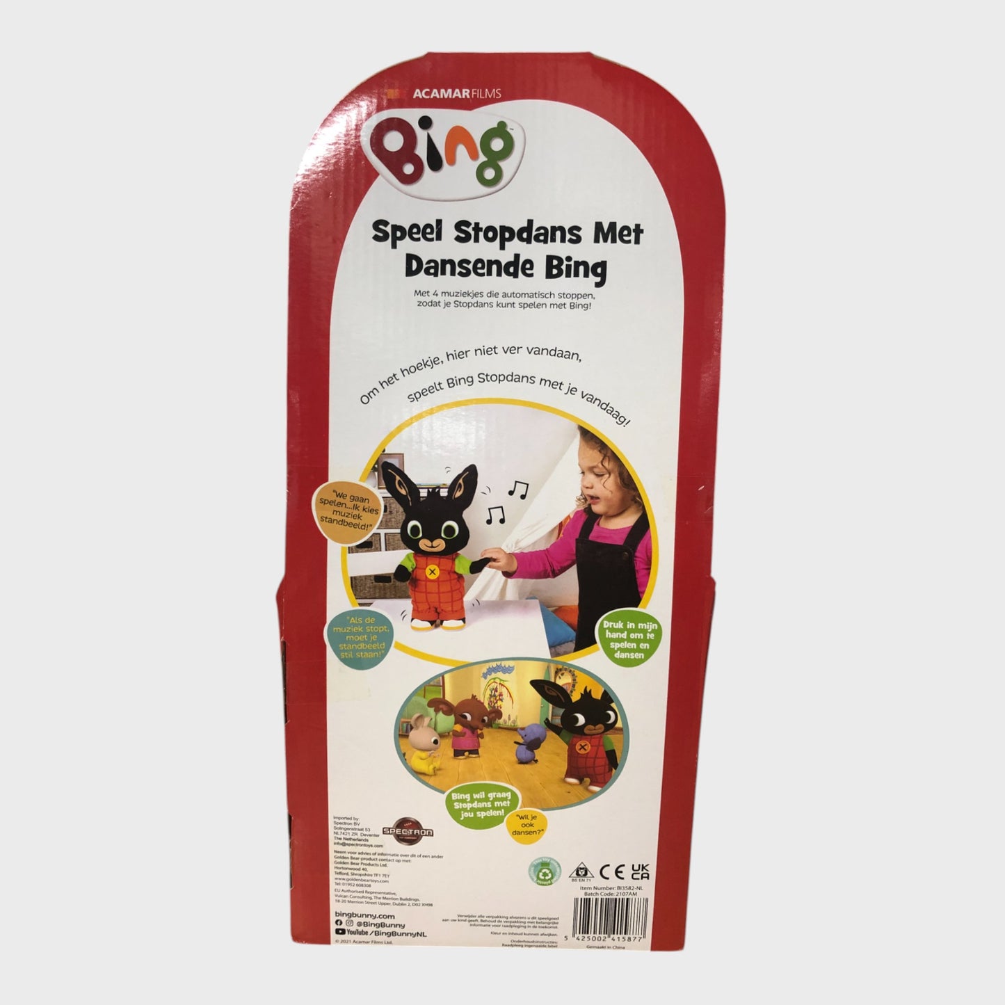 Play, Stop, Dance German Bing Interactive Plush