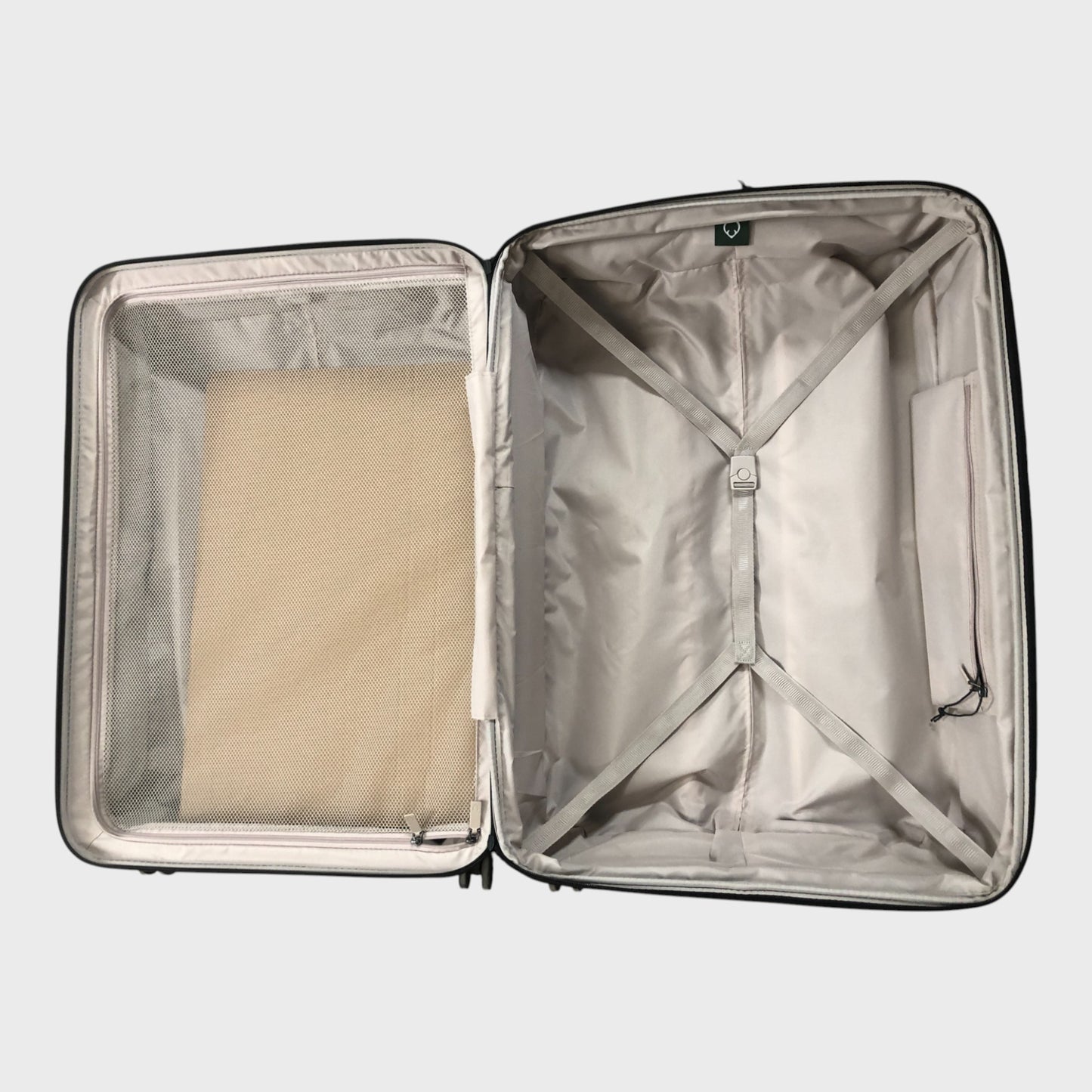 Antler Large Hard Suitcase - Single Stripe - Black