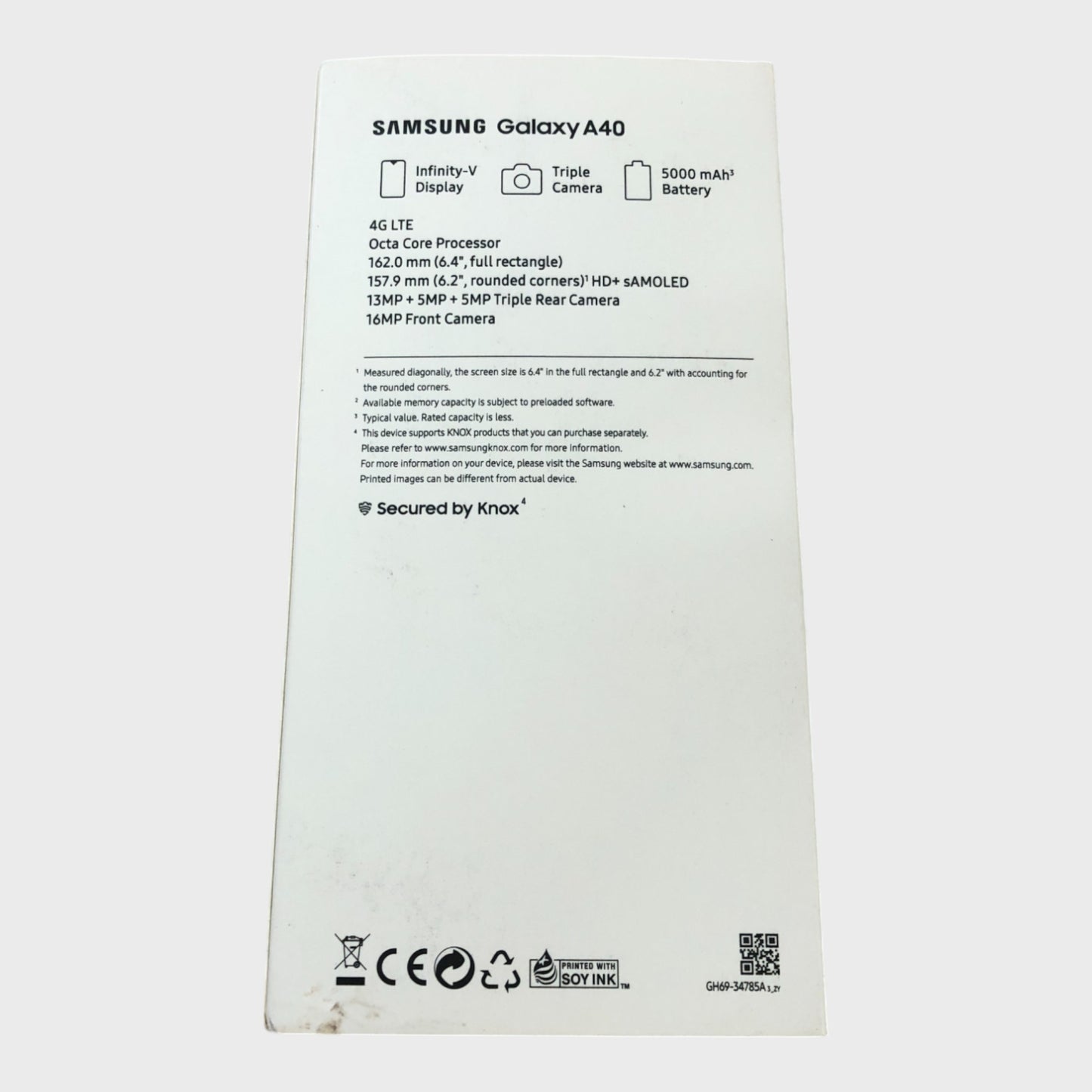 Samsung Galaxy A40 64GB - Black - New/Sealed/Unlocked