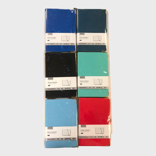 Onavia A5 Hardcover Lined Notebook - Set of 6