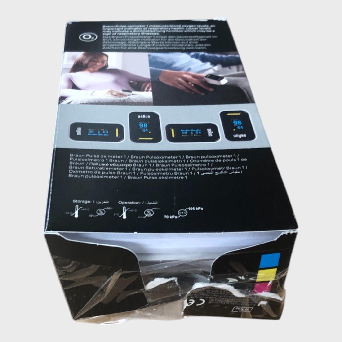 Braun Pulse Oximeter 1 - Blood Oxygen Finger Monitor