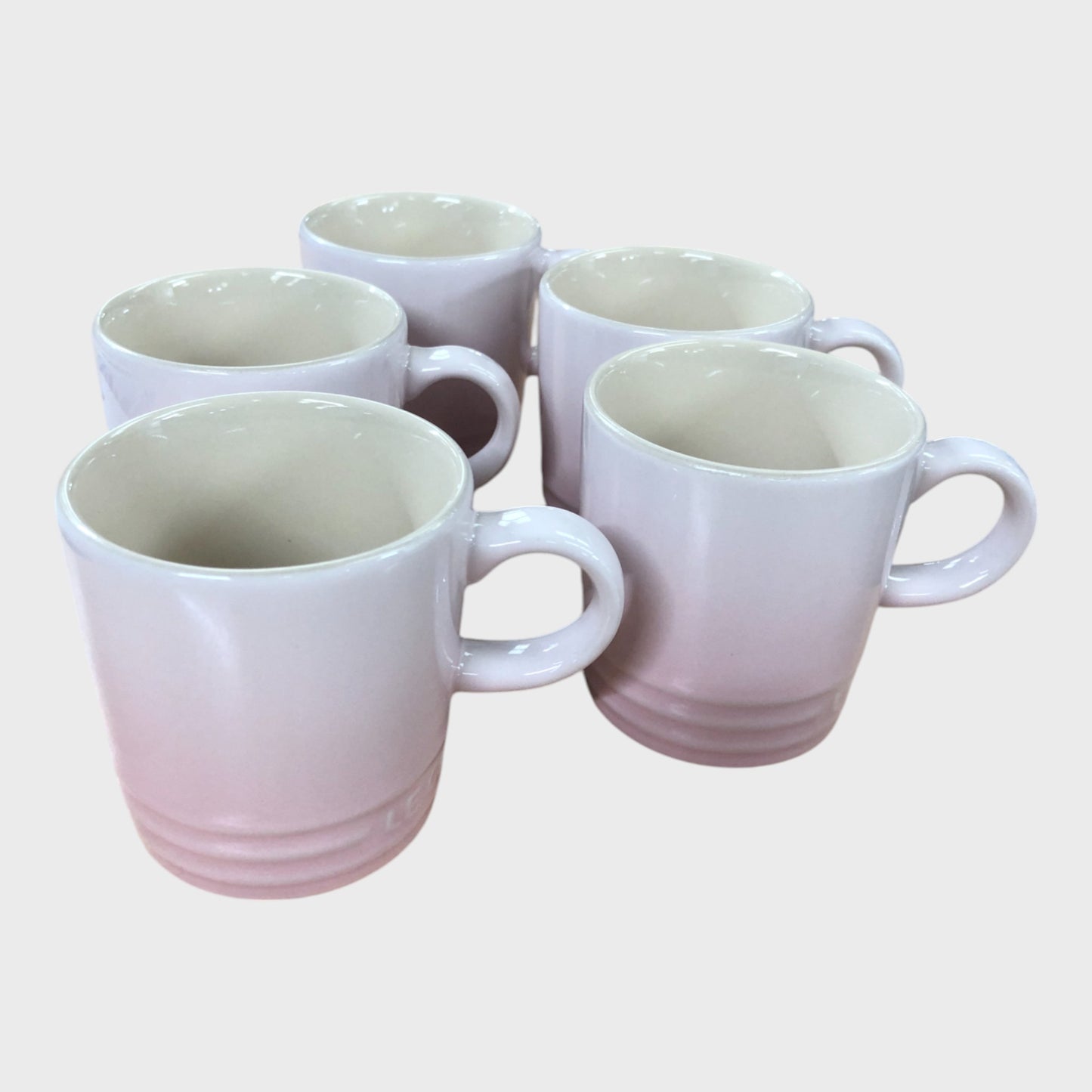 Le Creuset London 100ml Espresso Mug - Shell Pink - Set of 5