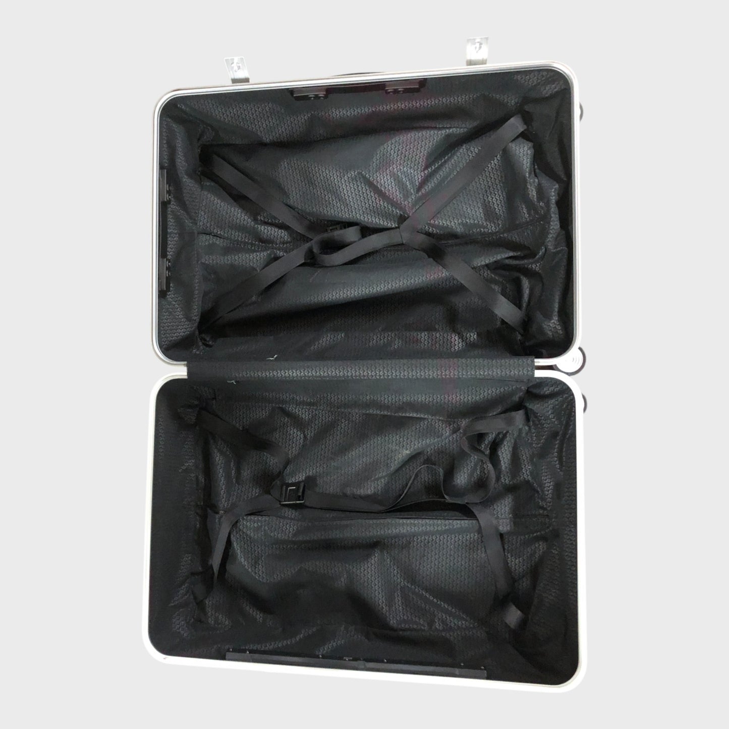 Branded Lite-Box Aluminium Spinner 76cm Hard Suitcase - Silver