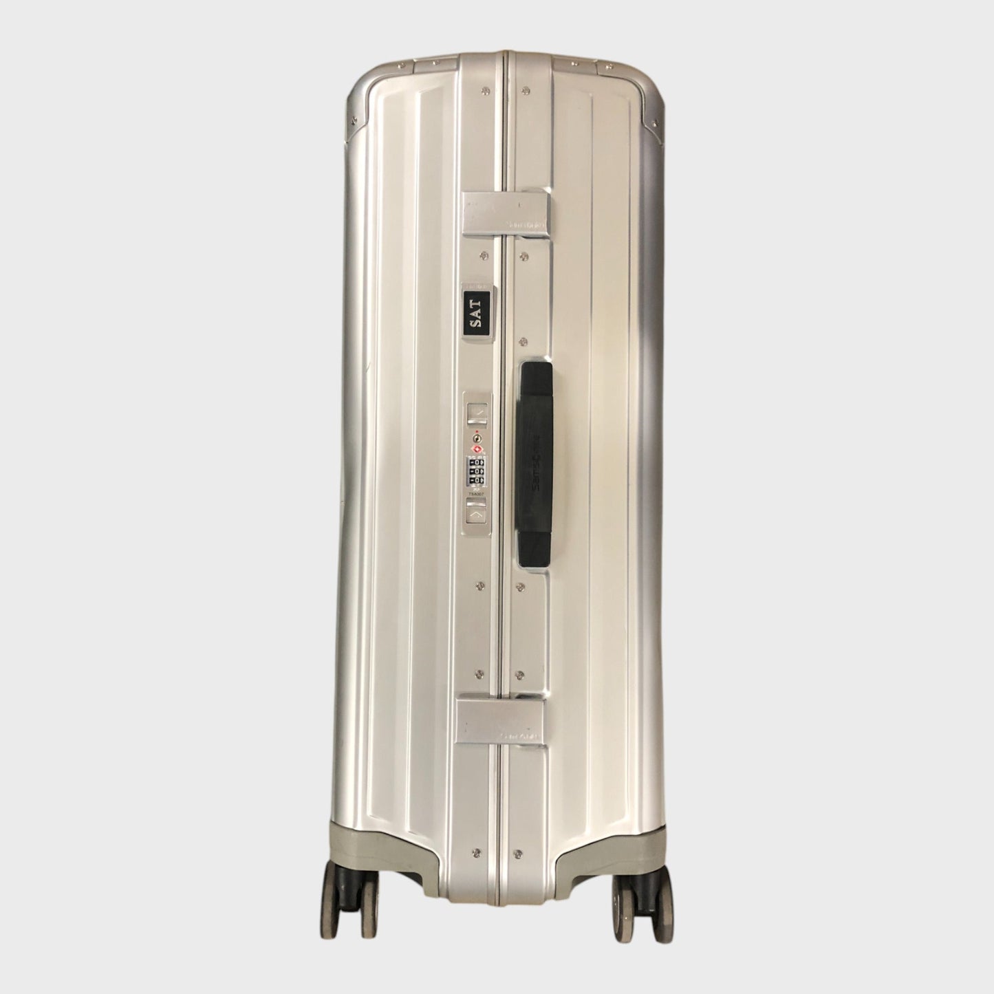 Branded Lite-Box Aluminium Spinner 76cm Hard Suitcase - Silver
