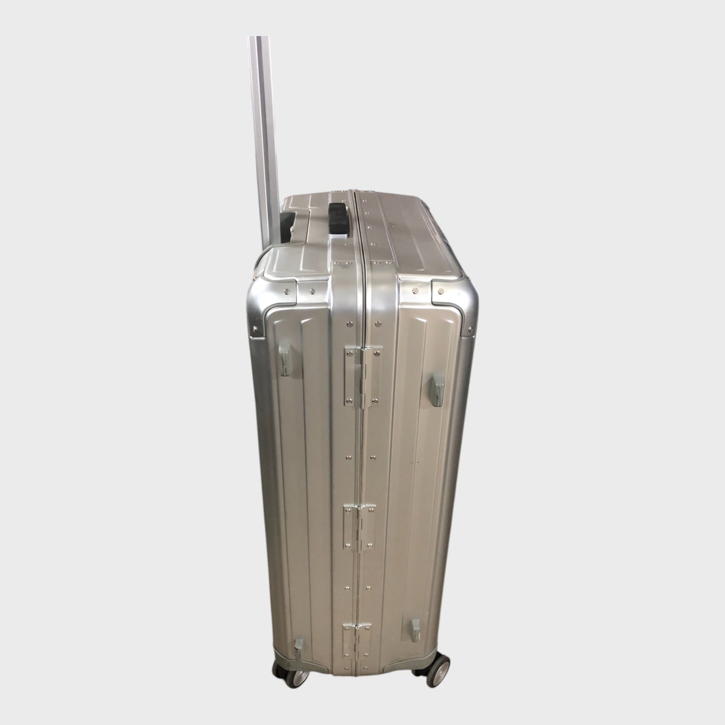 Branded Lite-Box Aluminium Spinner 76cm Hard Suitcase - Silver