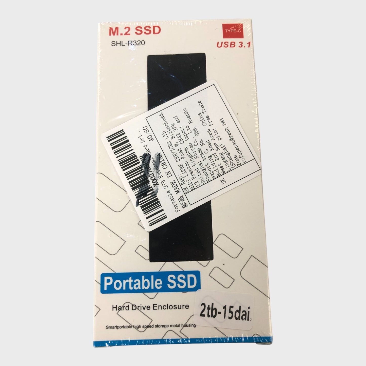 Portable External SSD Drive - 2TB