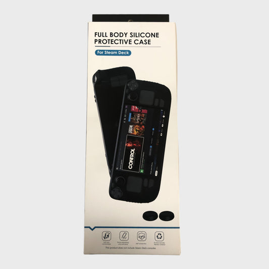 Full Body Silicone Protective Case for Steam Deck - Black