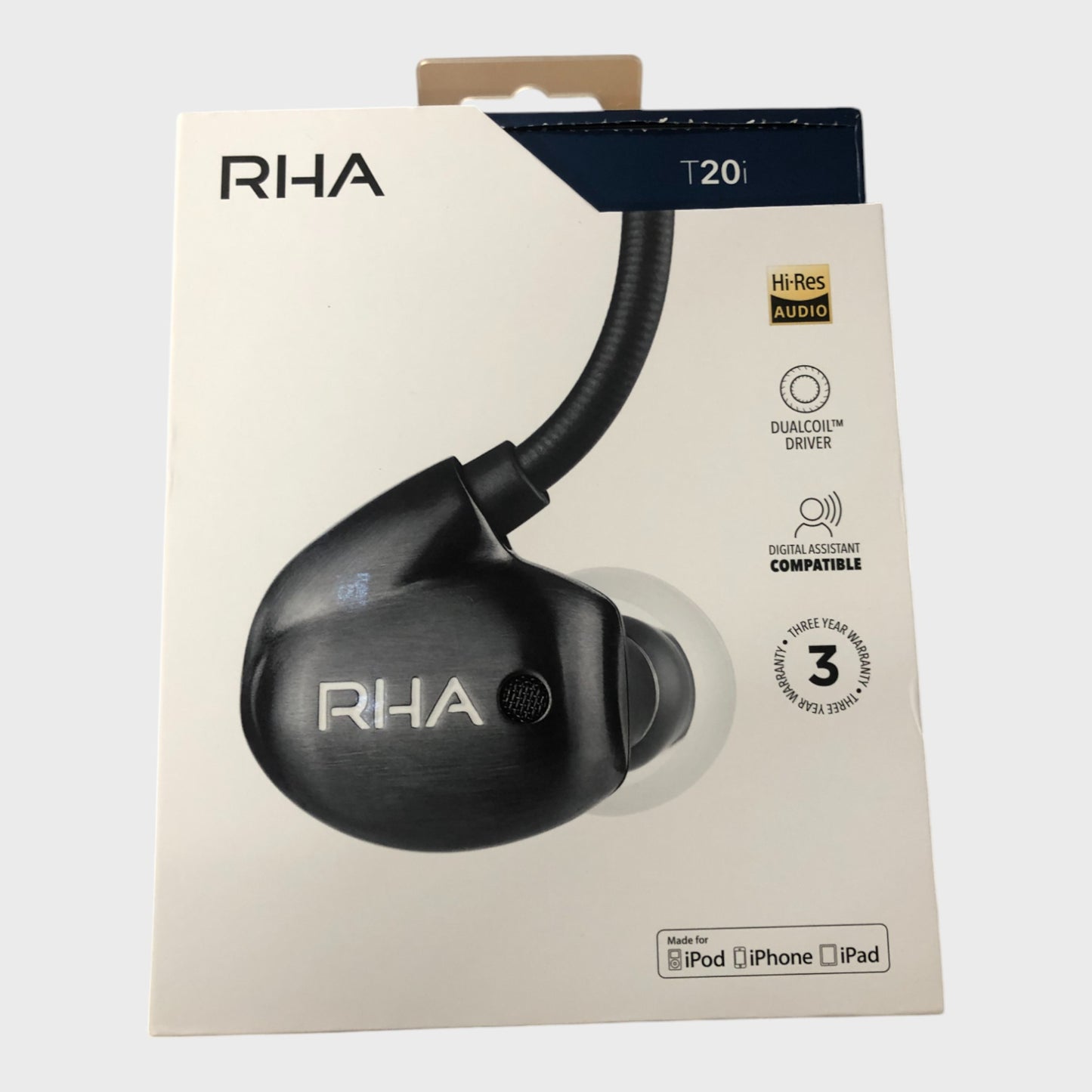 RHA T20i High Res Noise Isolating Headphones