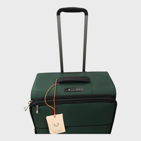 Antler Medium Suitcase - Soft Stripe - Green