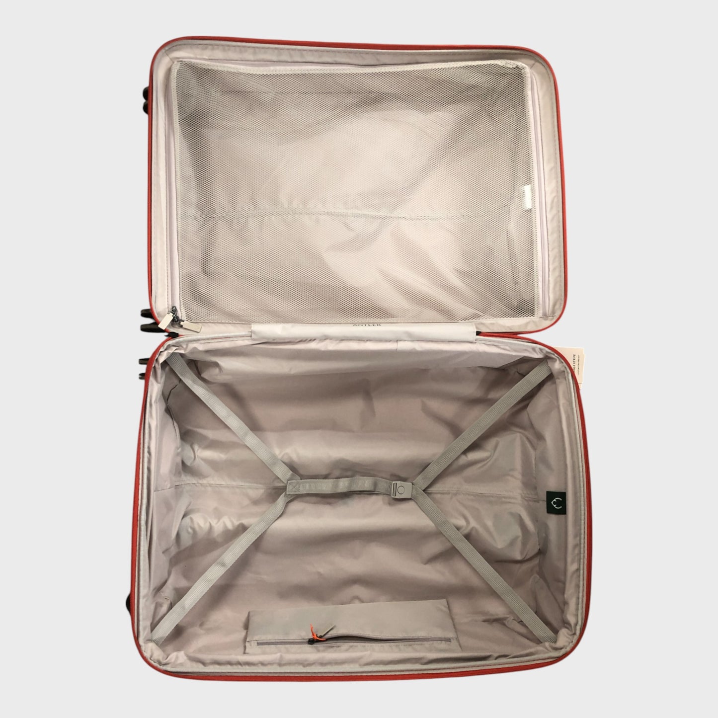 Antler Large Single Stripe Suitcase - Ember Orange