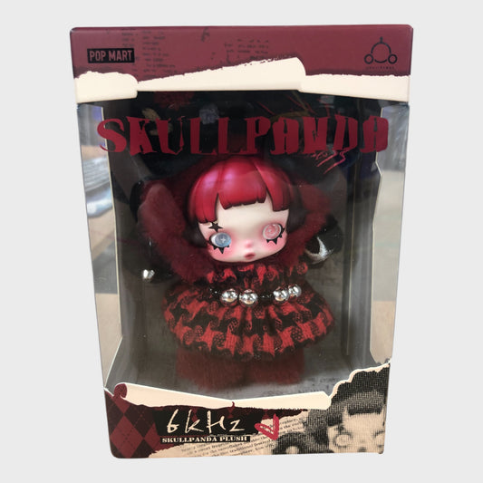 Popmart SKULLPANDA Plush 6kHz Keychain Doll