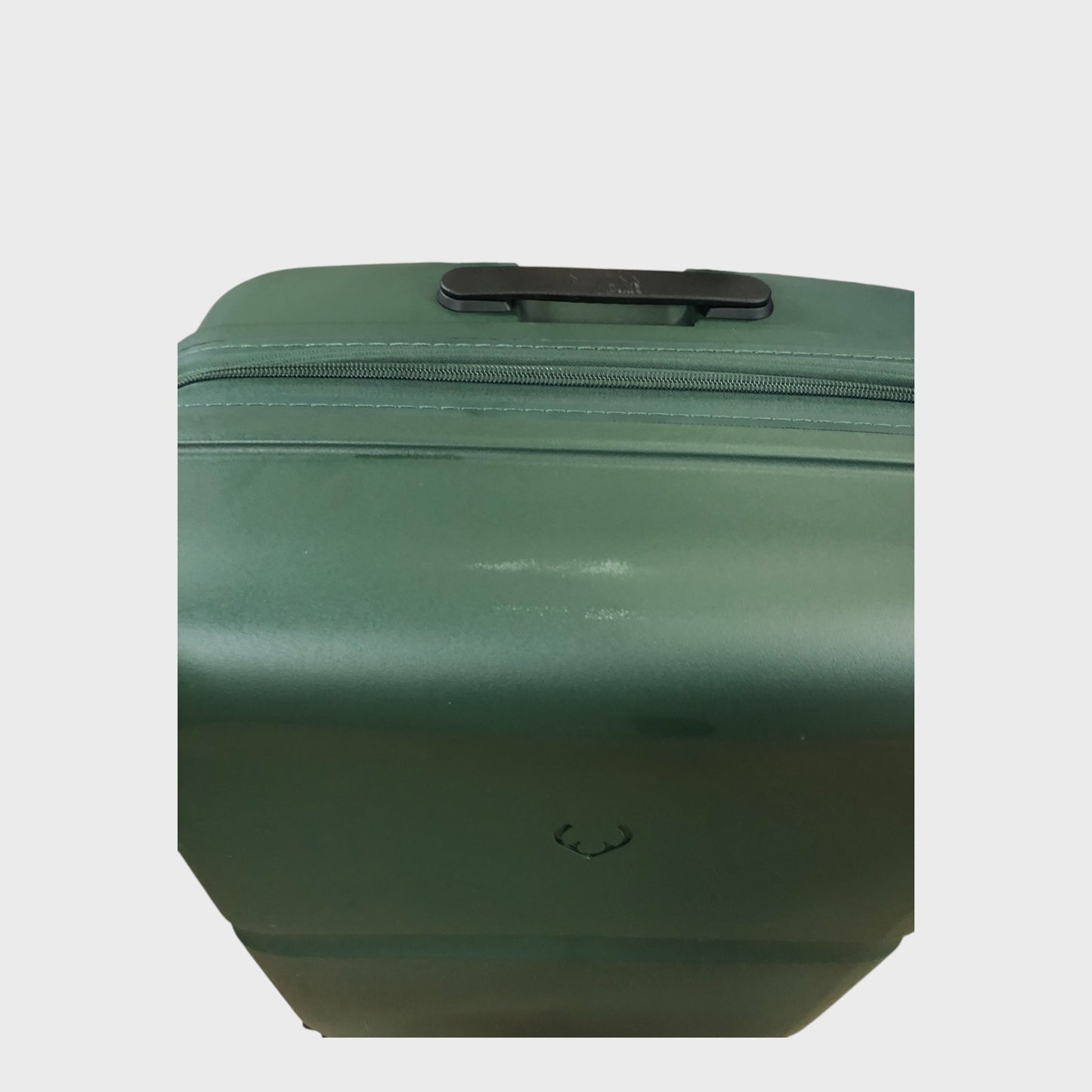 Antler Medium Single Stripe Suitcase - Green