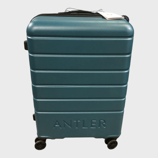 Antler Medium Logo Suitcase - Soft Blue