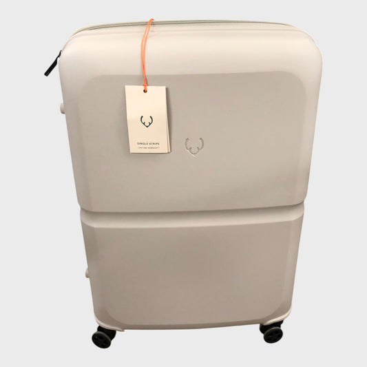 Antler Large Single Stripe Suitcase - Taupe