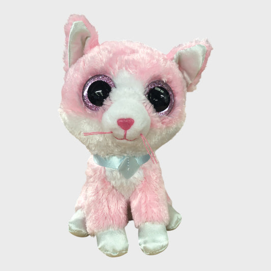 Ty Beanie Boos Pink Cat Plush Toy - Fiona