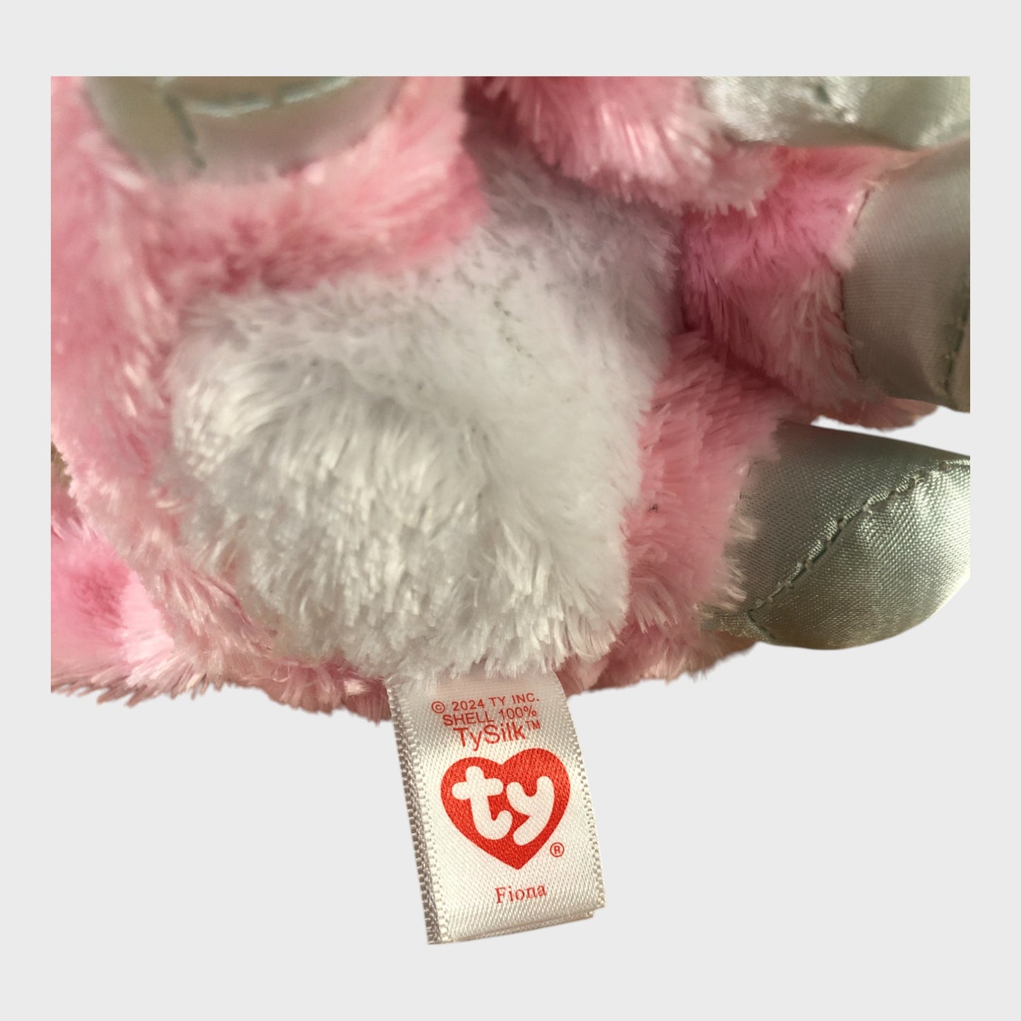 Ty Beanie Boos Pink Cat Plush Toy - Fiona